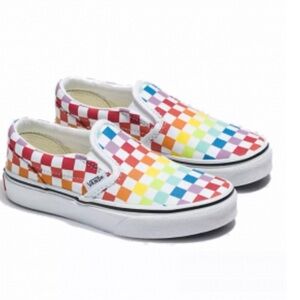 Vans Multicolor Checkered Slip-On Sneakers